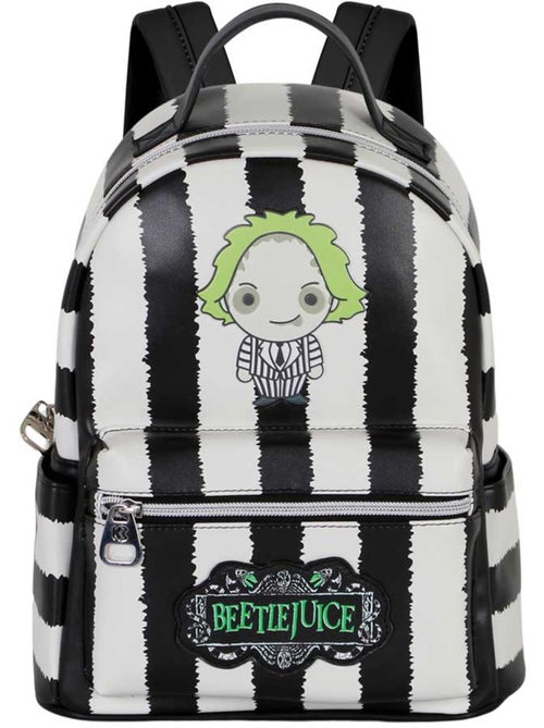 Bitelchús / Beetlejuice Stripes Mochila Heady, Blanco - Kiabi Bitelchús / Beetlejuice Stripes Mochila Heady, Blanco - Kiabi