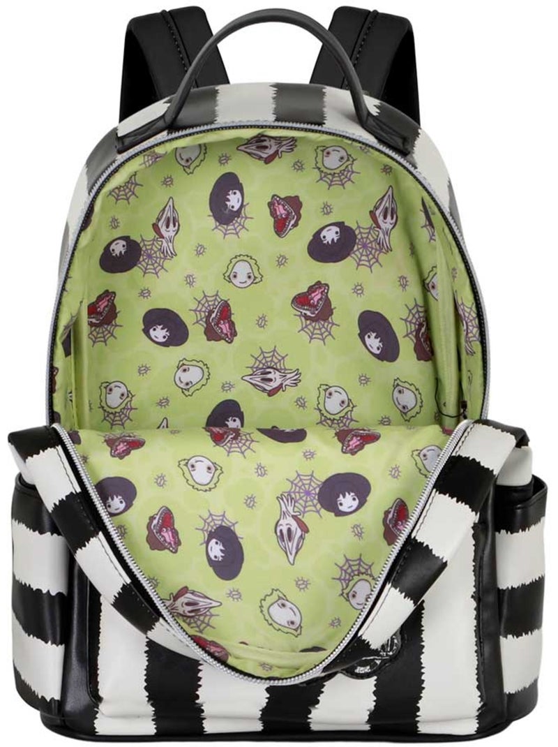 Bitelchús / Beetlejuice Stripes Mochila Heady, Blanco Blanco - Kiabi