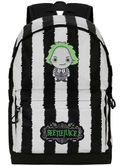 Bitelchús / Beetlejuice Stripes Mochila HS FAN 2.2, Blanco - Kiabi Bitelchús / Beetlejuice Stripes Mochila HS FAN 2.2, Blanco - Kiabi