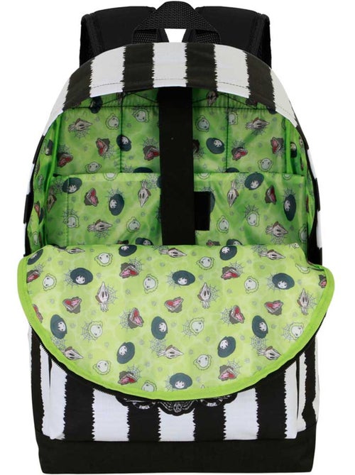 Bitelchús / Beetlejuice Stripes Mochila HS FAN 2.2, Blanco - Kiabi Bitelchús / Beetlejuice Stripes Mochila HS FAN 2.2, Blanco - Kiabi