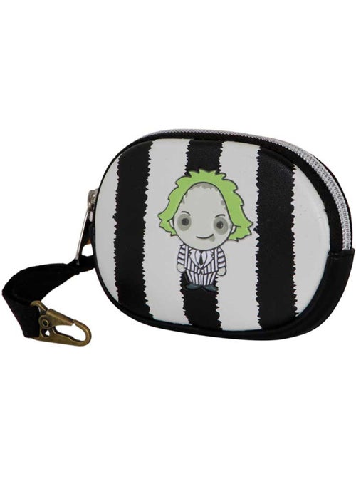 Bitelchús / Beetlejuice Stripes Monedero Pill, Blanco - Kiabi