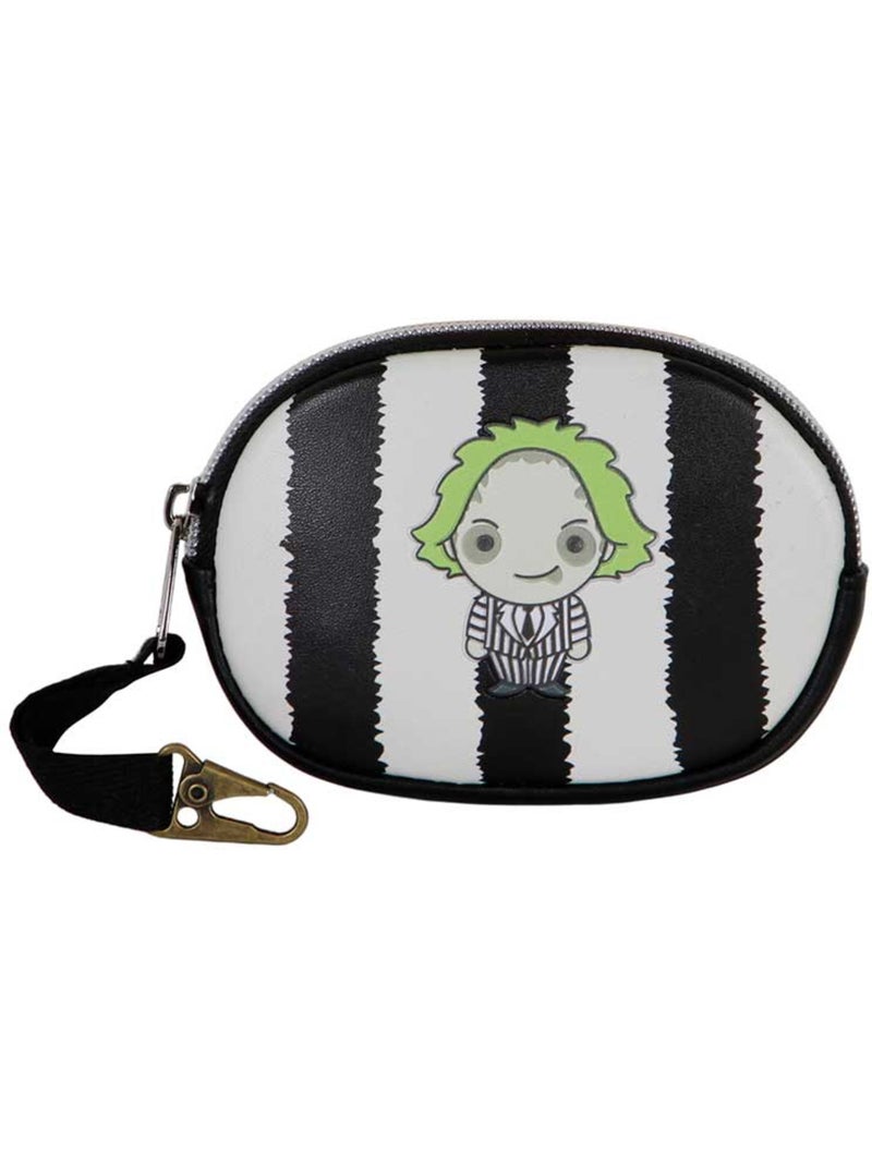 Bitelchús / Beetlejuice Stripes Monedero Pill, Blanco Blanco - Kiabi