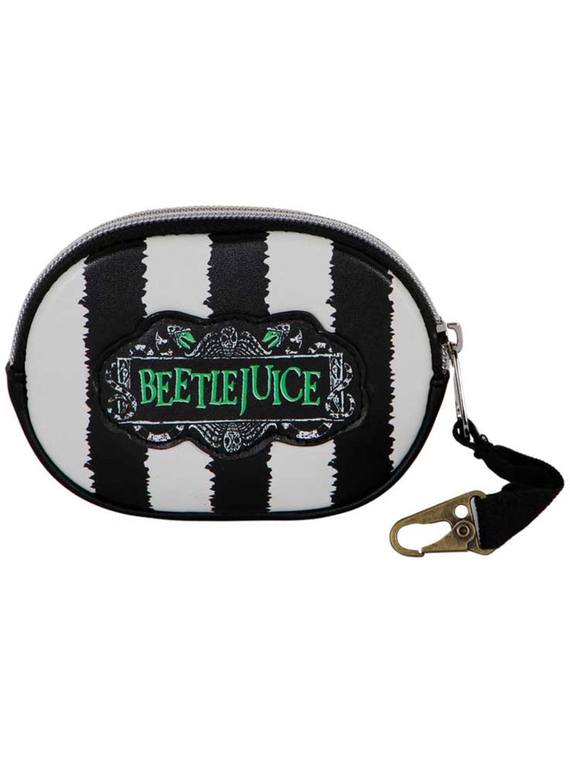 Bitelchús / Beetlejuice Stripes Monedero Pill, Blanco Blanco - Kiabi