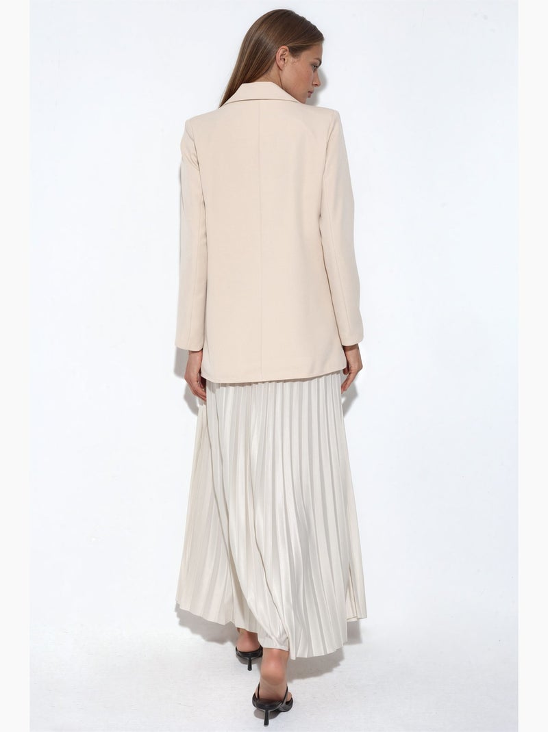 Blazer clásico de doble botonadura bdart Crema - Kiabi