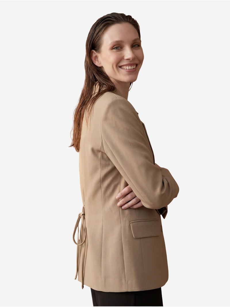 Blazer con cuello chal y cierre de botones my fashion Arena - Kiabi