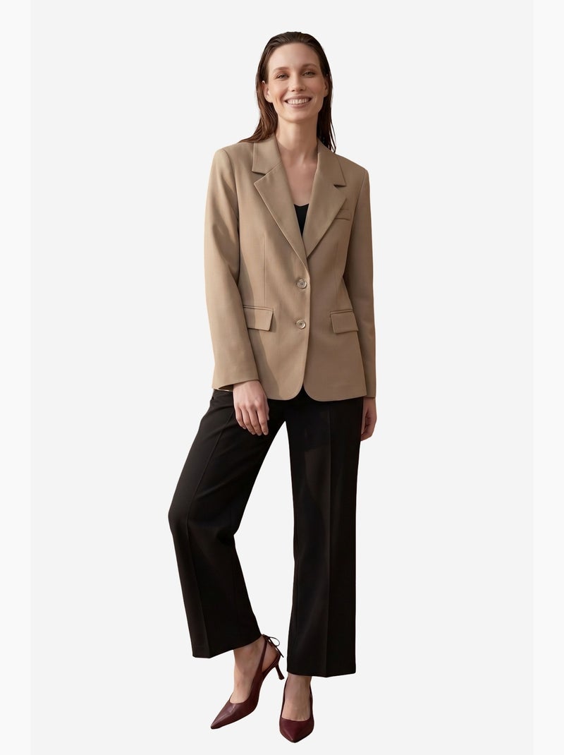 Blazer con cuello chal y cierre de botones my fashion Arena - Kiabi