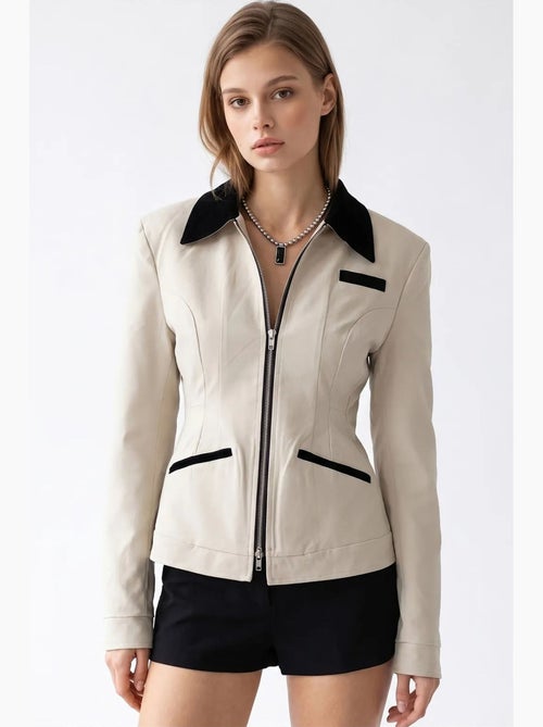 Blazer de algodón mixray - Kiabi Blazer de algodón mixray - Kiabi