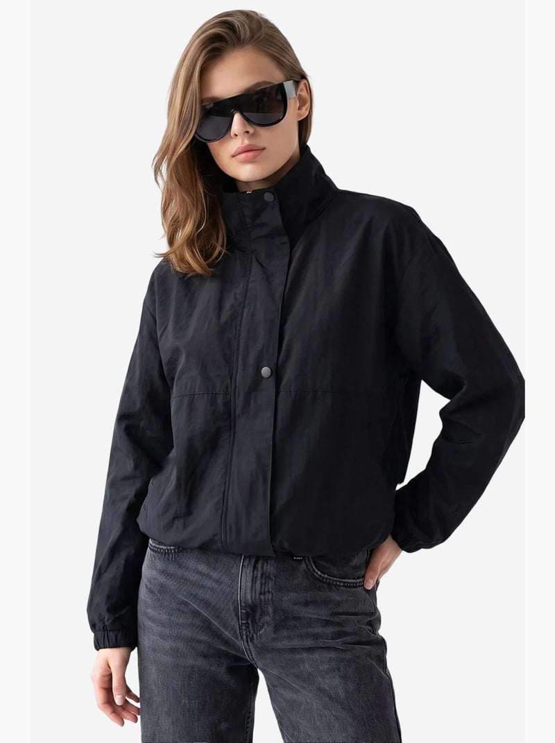 Blazer de algodón mixray Negro - Kiabi