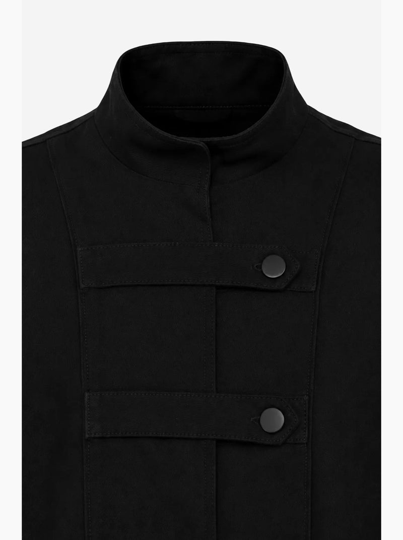 Blazer de algodón mixray Negro - Kiabi