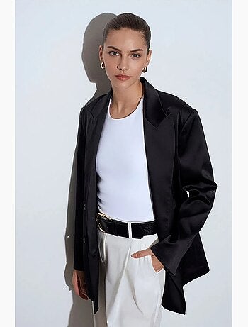 Blazer de crepé dilvin