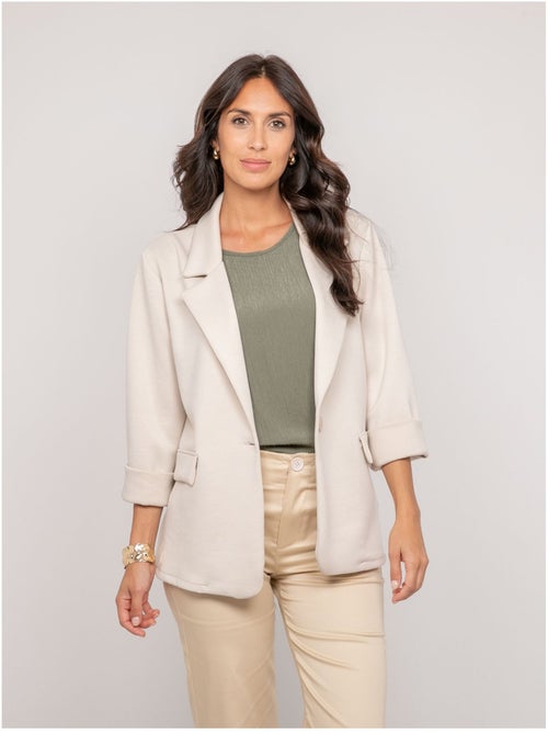 Blazer de felpa UNORA - Kiabi Blazer de felpa UNORA - Kiabi
