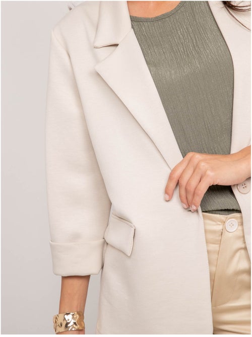 Blazer de felpa UNORA - Kiabi Blazer de felpa UNORA - Kiabi