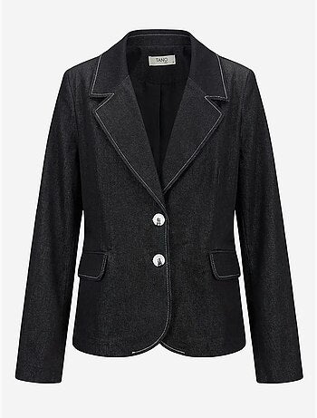 Blazer de mujer en popelín de algodón-lycra my fashion