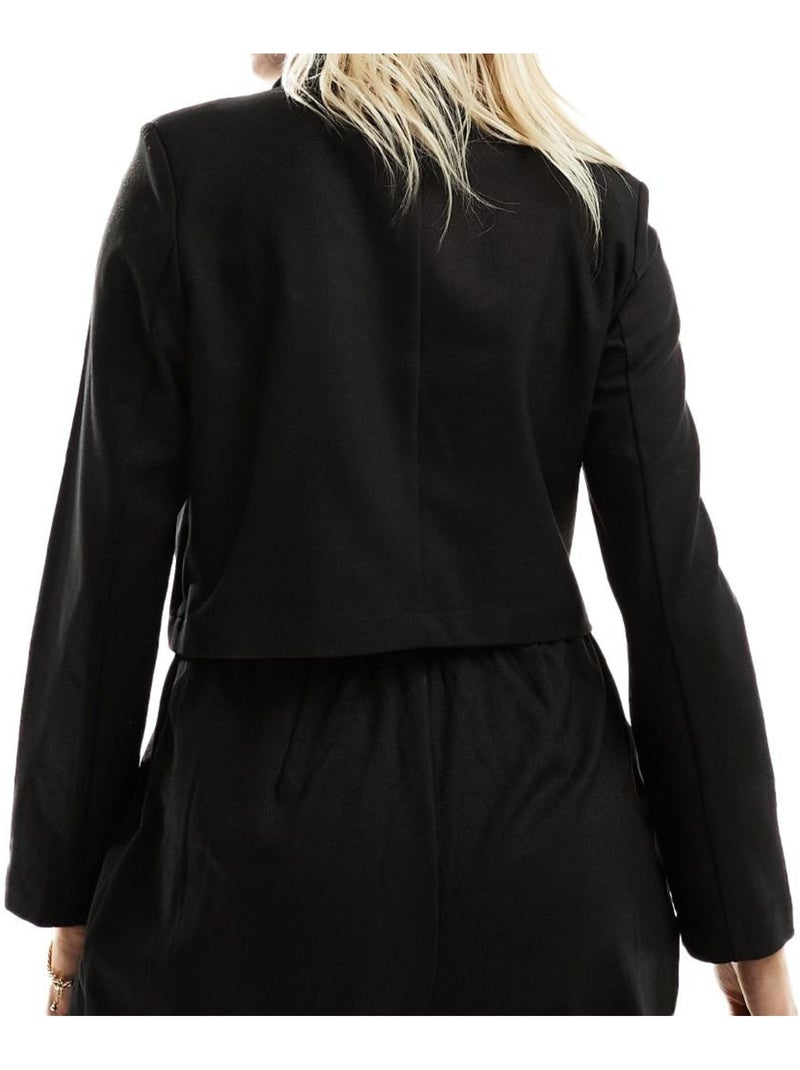 Blazer de mujer Mamalicious con brillo para fiesta Negro - Kiabi