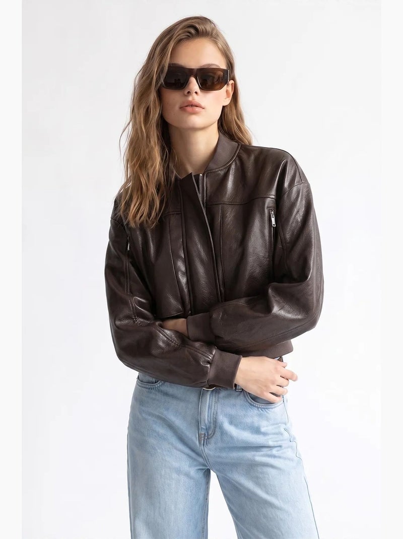 Blazer de mujer mixray Marrón chocolate - Kiabi