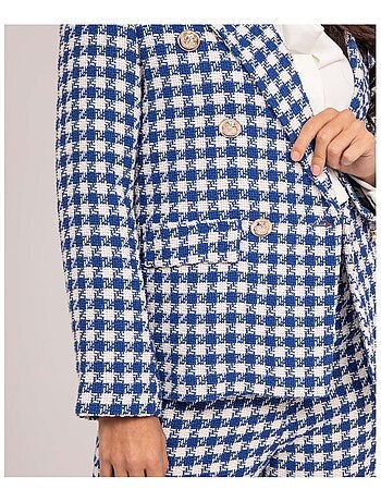 Blazer de pata de gallo URIELLE