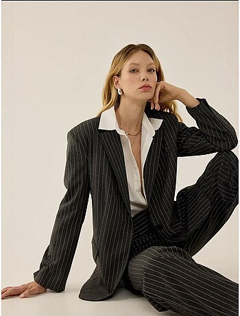 Blazer de rayas finas reece hiccup
