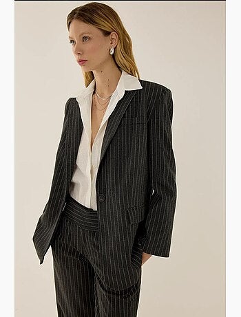 Blazer de rayas finas reece hiccup