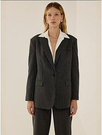 Blazer de rayas finas reece hiccup