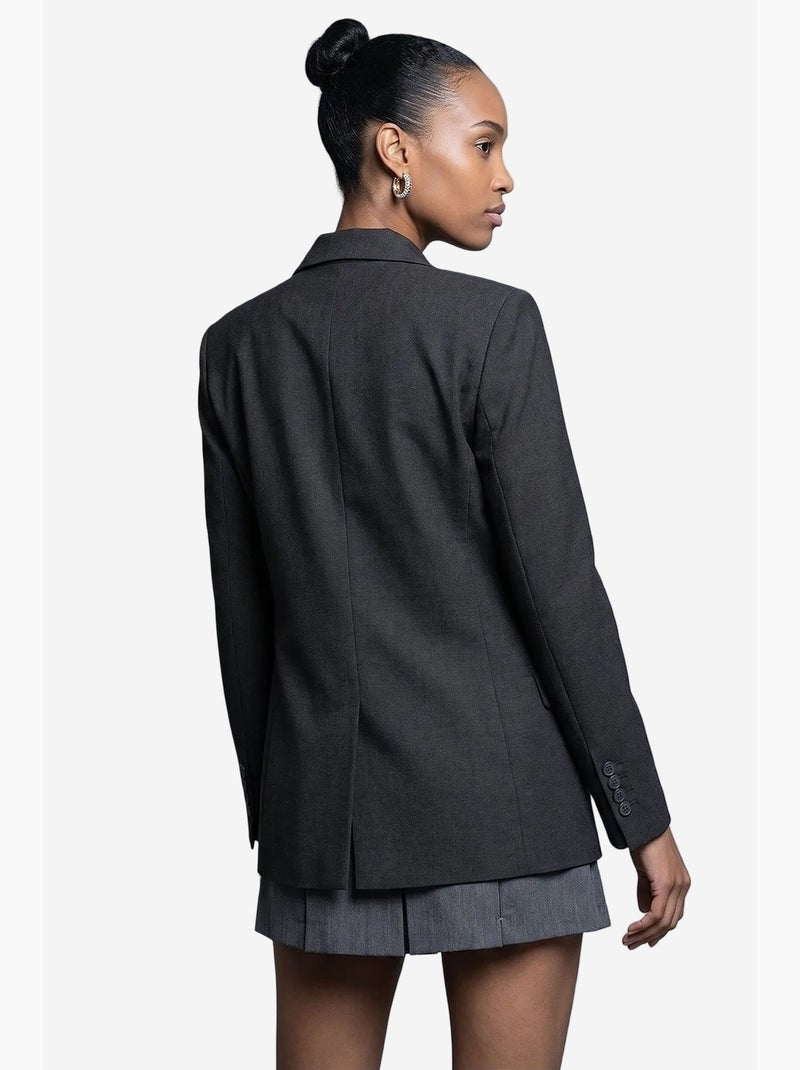 Blazer dilvin Gris negro - Kiabi