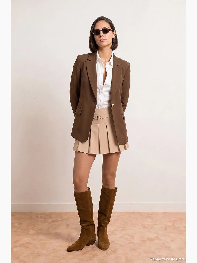 Blazer dilvin Marrón - Kiabi
