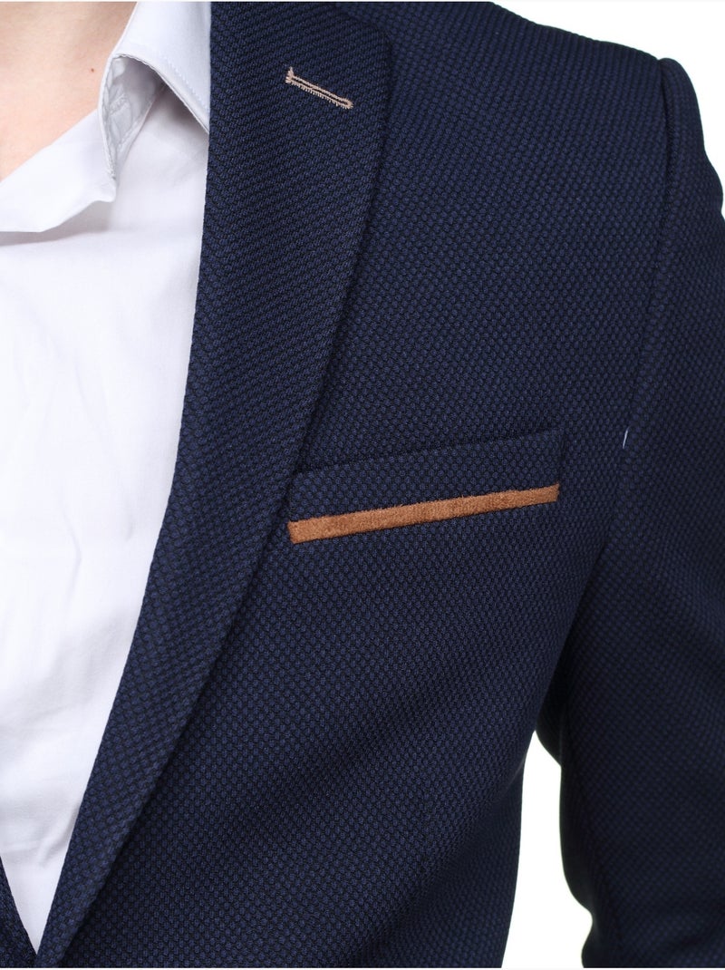 Blazer entallado Azul beige - Kiabi