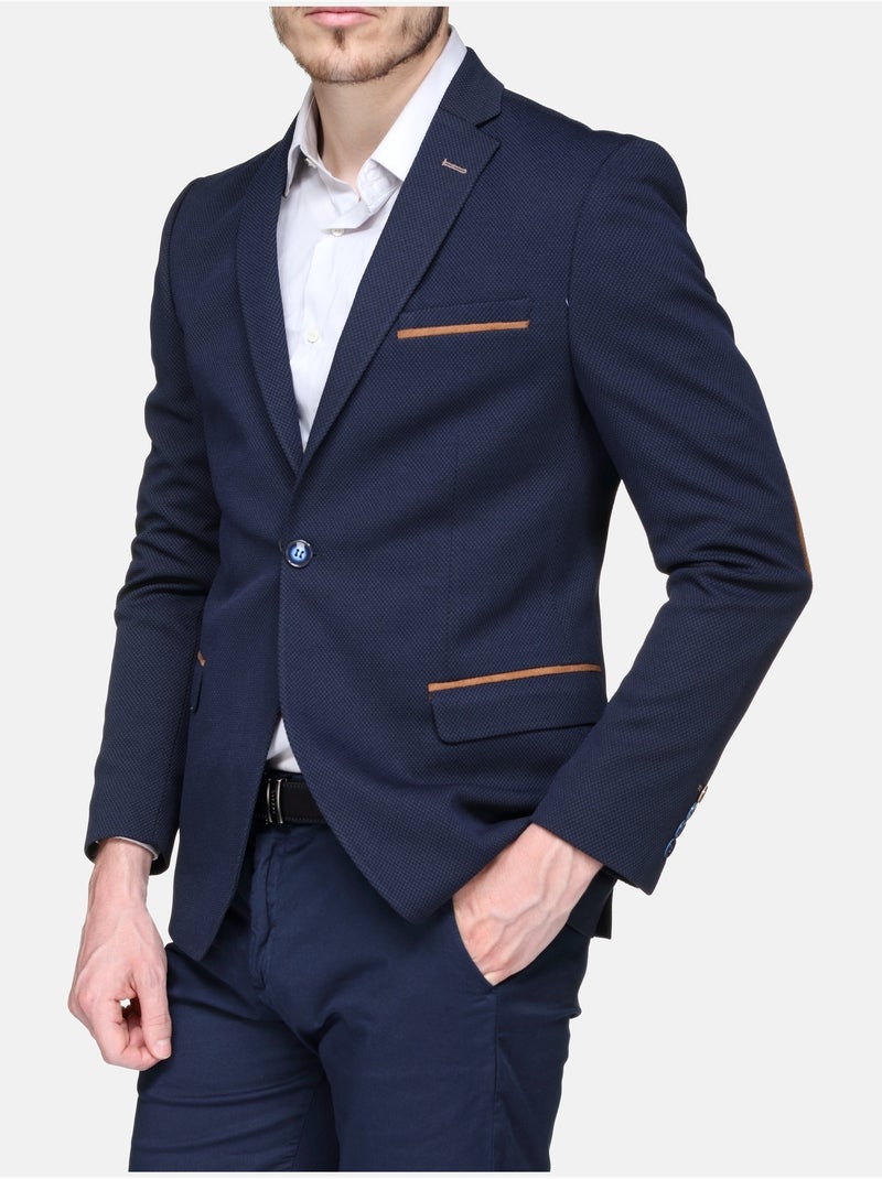 Blazer entallado Azul beige - Kiabi