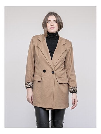 Blazer forro leopardo UVANIE