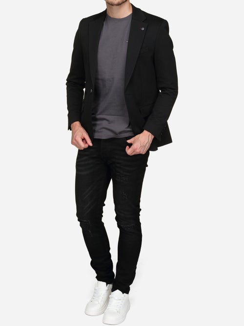 Blazer informal con cuello de sastre - Silverstone - Kiabi