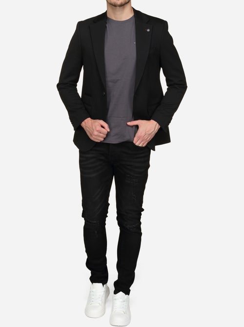 Blazer informal con cuello de sastre - Silverstone - Kiabi