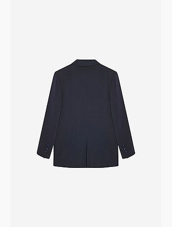 Blazer largo largo de crepé dilvin