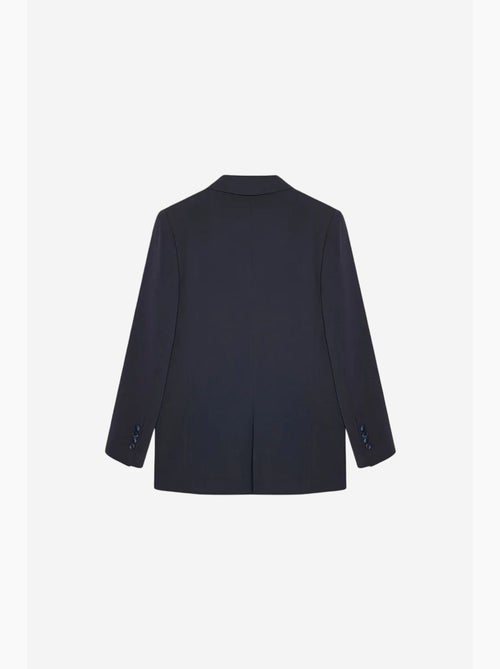 Blazer largo largo de crepé dilvin - Kiabi Blazer largo largo de crepé dilvin - Kiabi