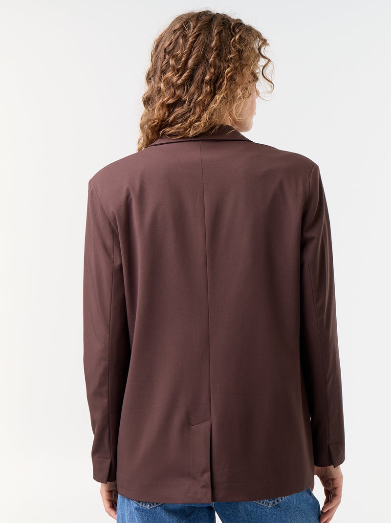 Blazer largo Marron - Kiabi