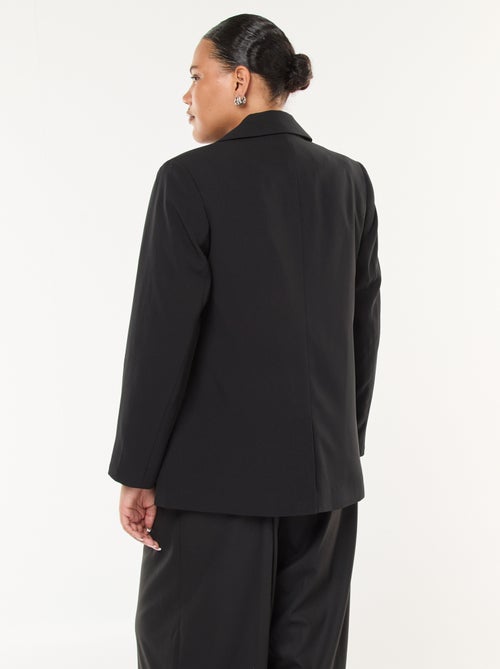 Blazer liso con 2 bolsillos con solapa - Kiabi