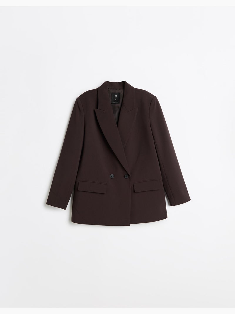 Blazer oversize, mo fashion Marrón - Kiabi