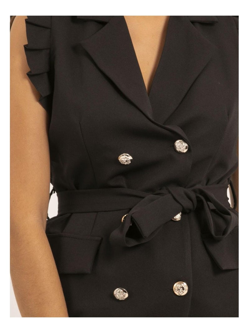 Blazer sin mangas UCHENA Negro - Kiabi