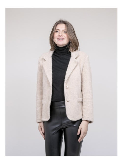Blazer texturizado URTA - Kiabi Blazer texturizado URTA - Kiabi
