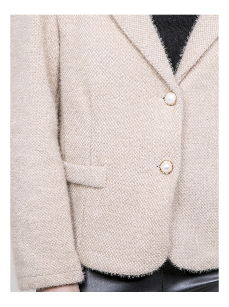 Blazer texturizado URTA Beige - Kiabi