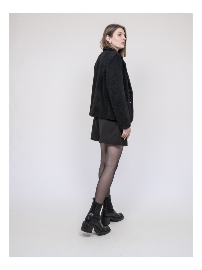 Blazer texturizado URTA Negro - Kiabi