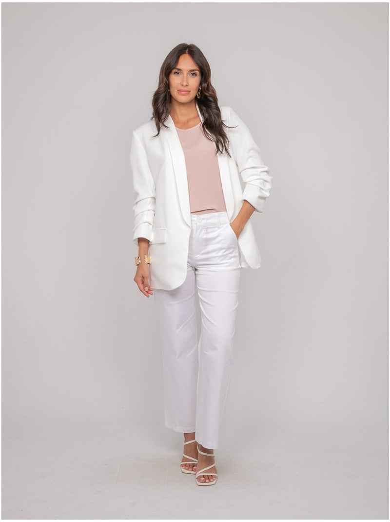 Blazer USTENA Blanco - Kiabi