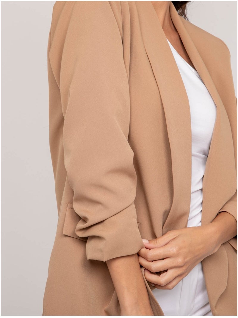 Blazer ustena Marrón caramelo - Kiabi