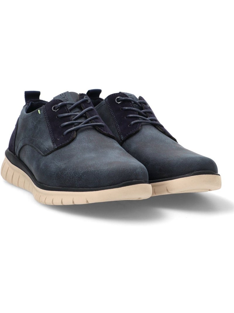 Bluchers Diario Hombre Suela Plana - Etika Azul - Kiabi