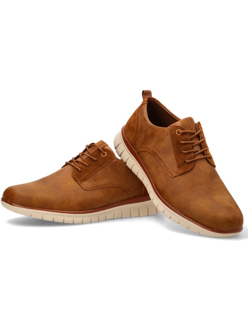 Bluchers Diario Hombre Suela Plana - Etika Camel - Kiabi