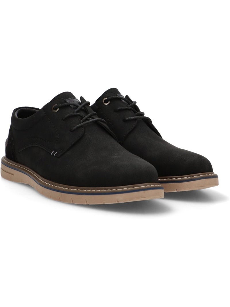 Bluchers Diario Hombre Suela Plana - Etika Negro - Kiabi
