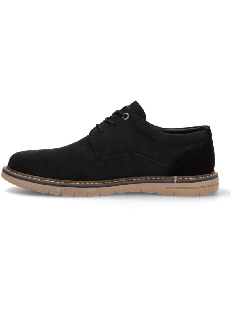 Bluchers Diario Hombre Suela Plana - Etika Negro - Kiabi