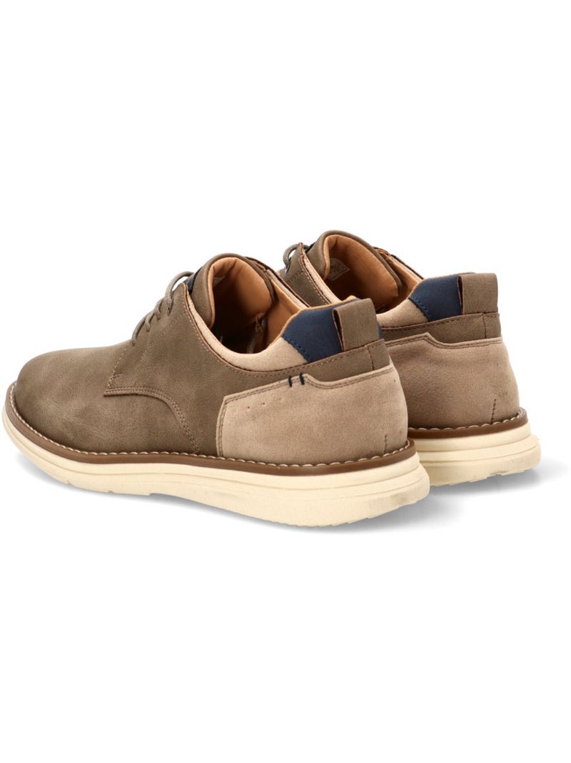 Bluchers Diario Hombre Suela Plana - Etika Taupe - Kiabi