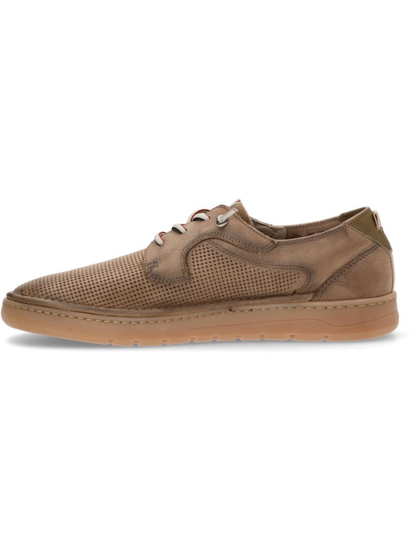 Bluchers Diario Hombre Suela Plana - Fluchos Taupe - Kiabi