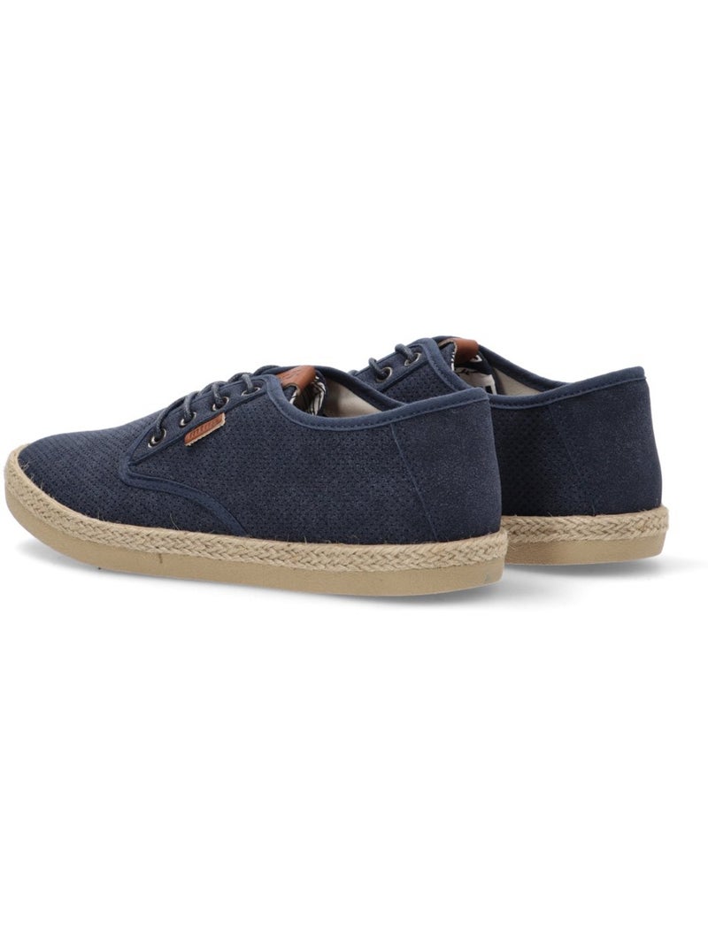 Bluchers Diario Hombre Suela Plana - Mustang Azul marino - Kiabi