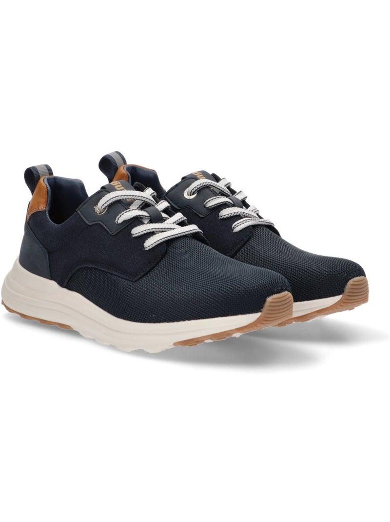 Bluchers diario hombre suela plana - mustang Azul marino - Kiabi