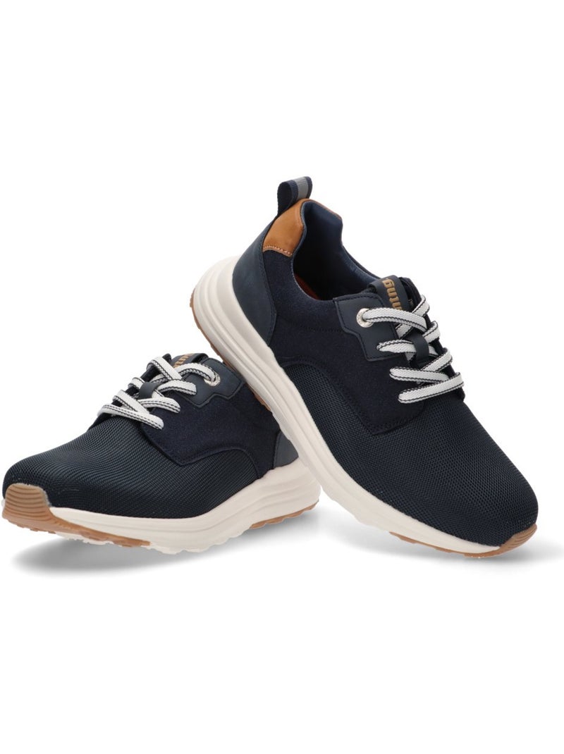 Bluchers diario hombre suela plana - mustang Azul marino - Kiabi